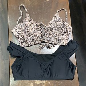 2 bikini tops